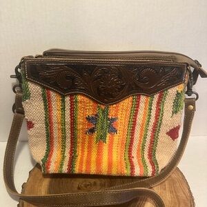 Myra Bag Colorful Woven Crossbody Bag